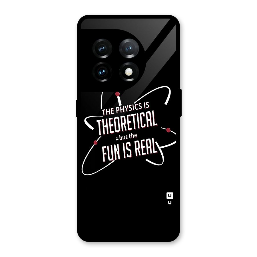 Physics Theoretical Fun Real Glass Back Case for OnePlus 11