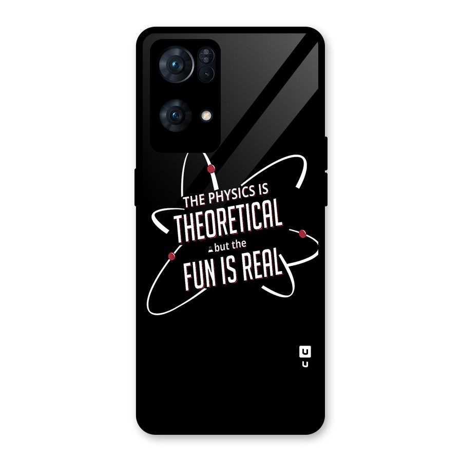Physics Theoretical Fun Real Glass Back Case for Oppo Reno7 Pro 5G