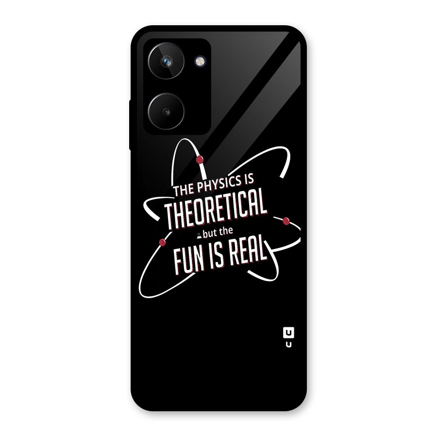 Physics Theoretical Fun Real Glass Back Case for Realme 10
