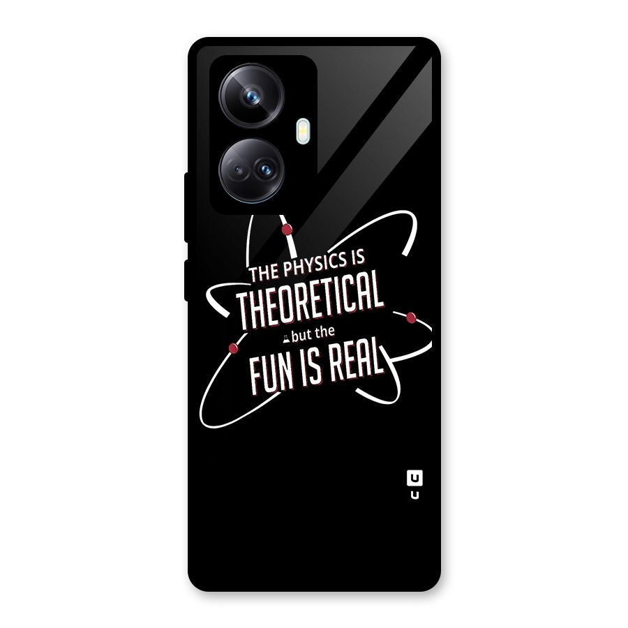 Physics Theoretical Fun Real Glass Back Case for Realme 10 Pro Plus