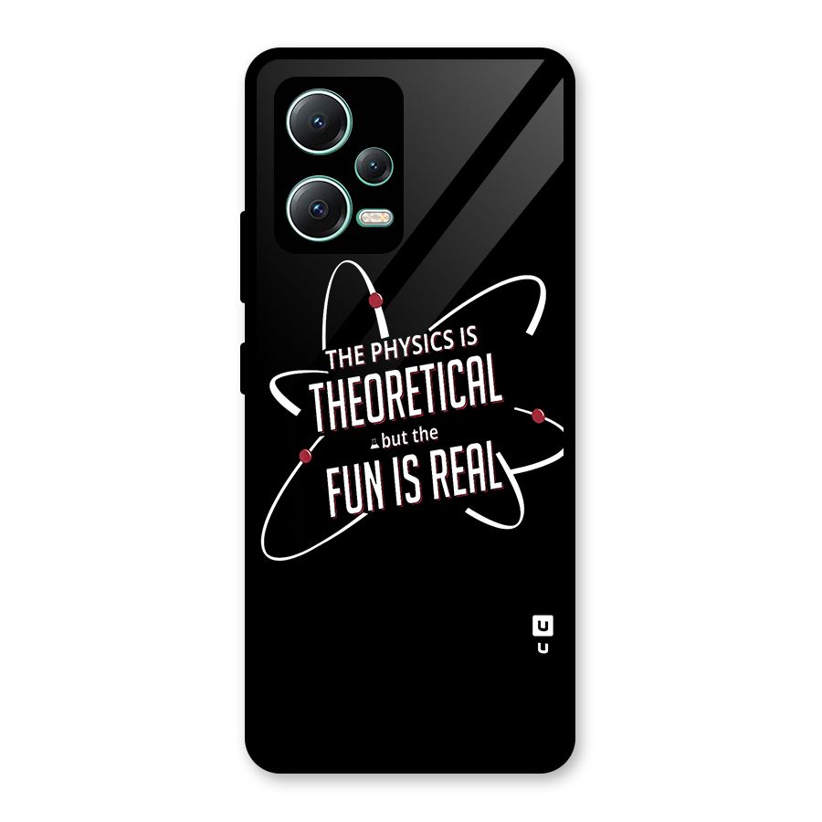 Physics Theoretical Fun Real Glass Back Case for Redmi Note 12 5G