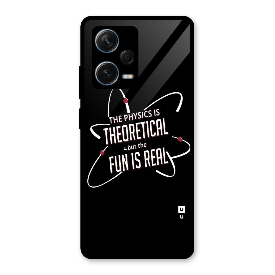 Physics Theoretical Fun Real Glass Back Case for Redmi Note 12 Pro Plus 5G