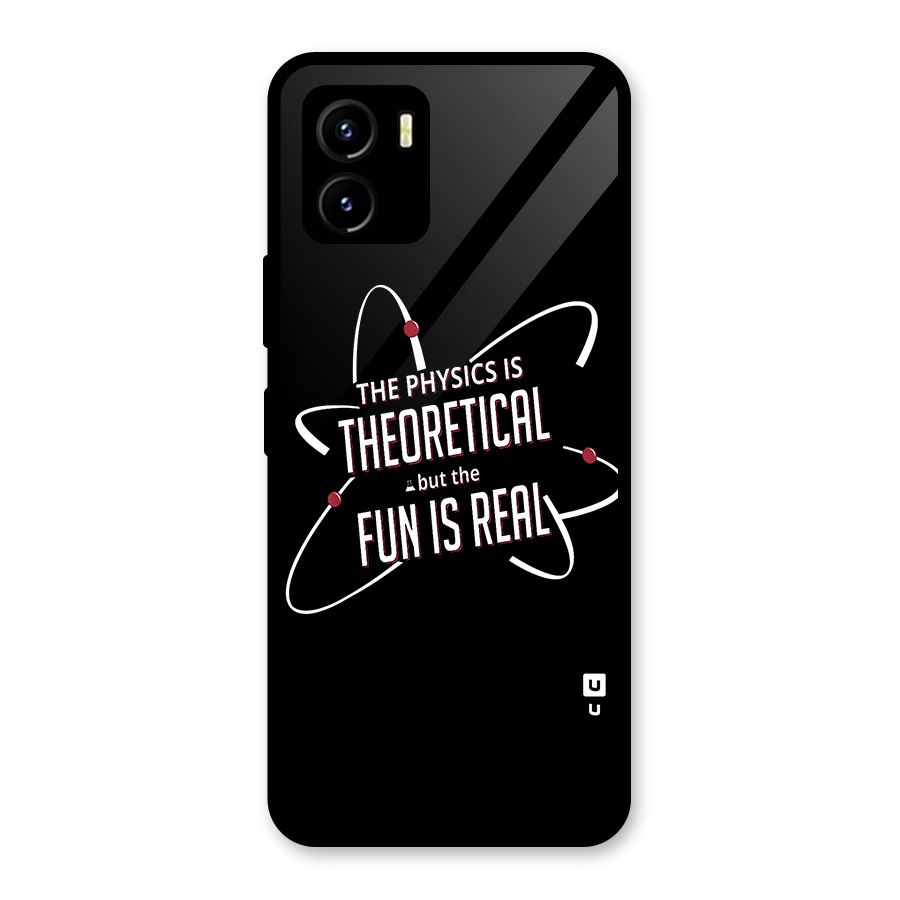 Physics Theoretical Fun Real Glass Back Case for Vivo Y15s