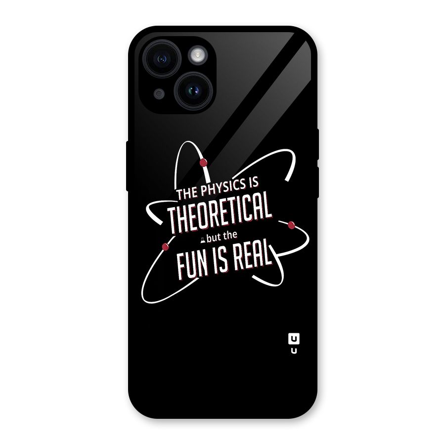 Physics Theoretical Fun Real Glass Back Case for iPhone 14