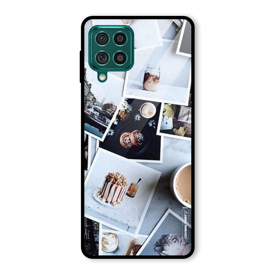 Pictures Coffee Glass Back Case for Galaxy F62