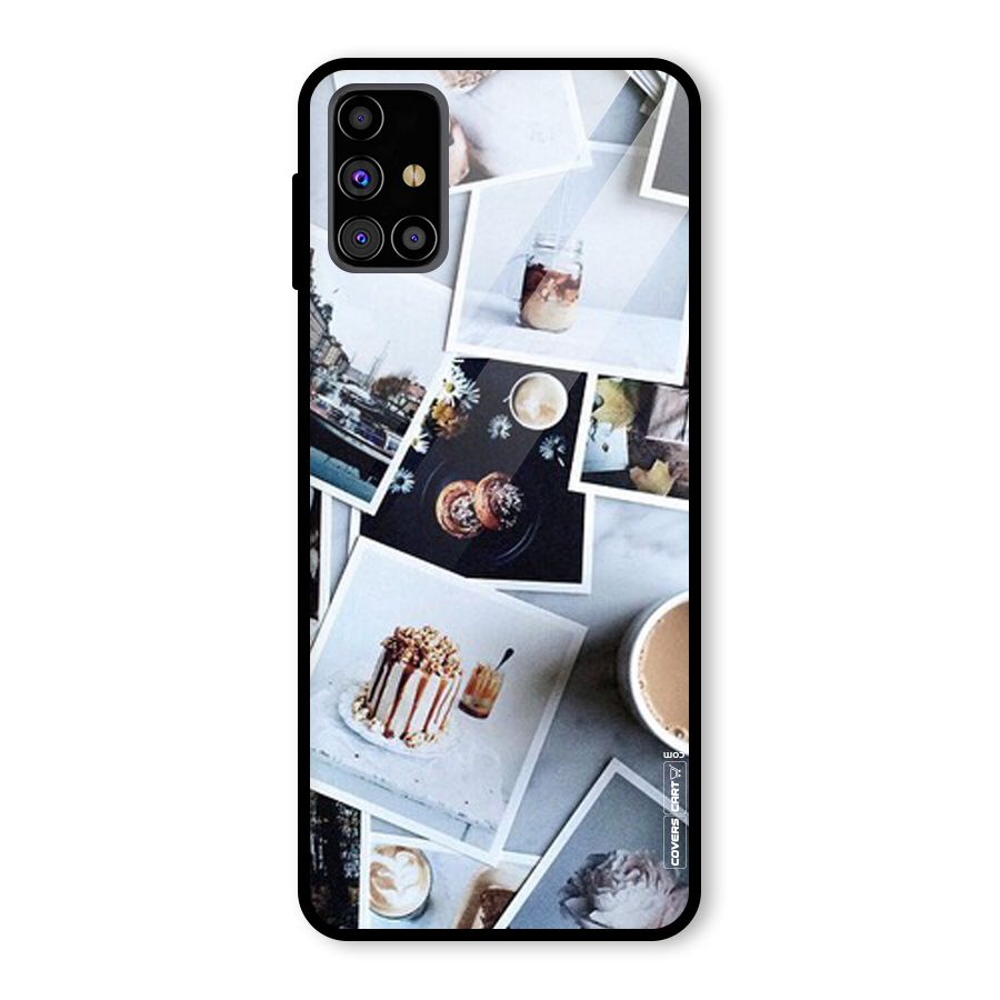 Pictures Coffee Glass Back Case for Galaxy M31s