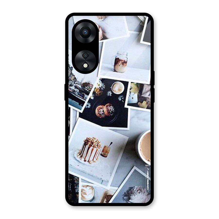 Pictures Coffee Glass Back Case for Oppo A78