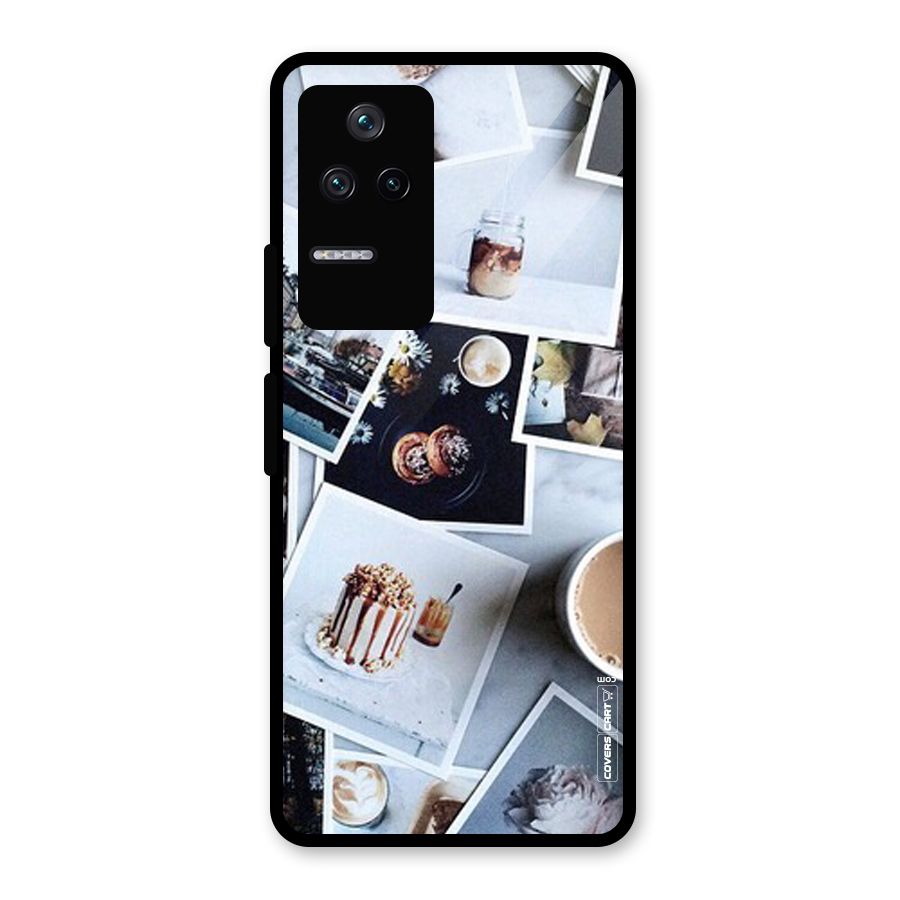Pictures Coffee Glass Back Case for Poco F4 5G