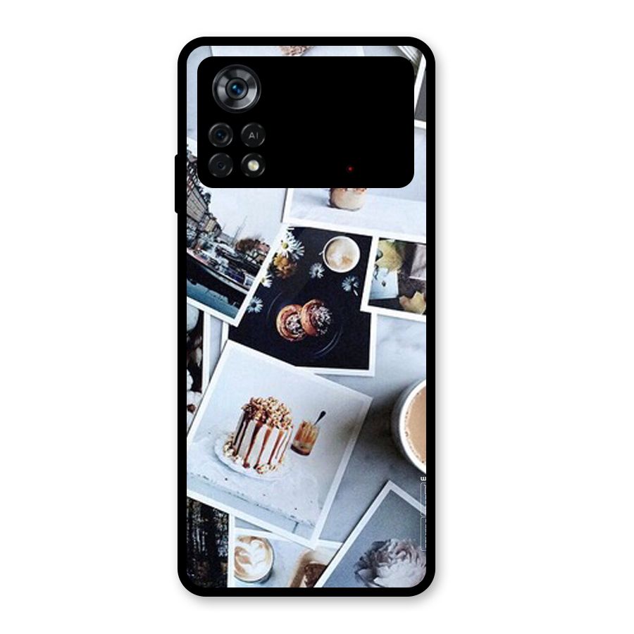 Pictures Coffee Glass Back Case for Poco X4 Pro 5G