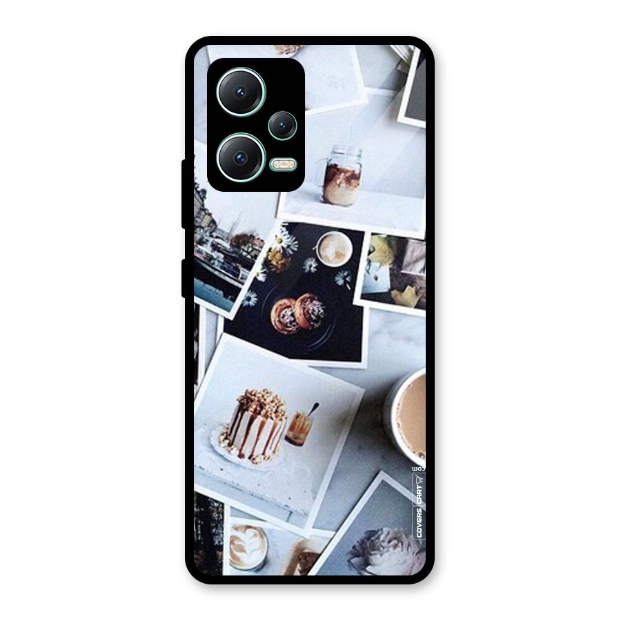Pictures Coffee Glass Back Case for Redmi Note 12 5G