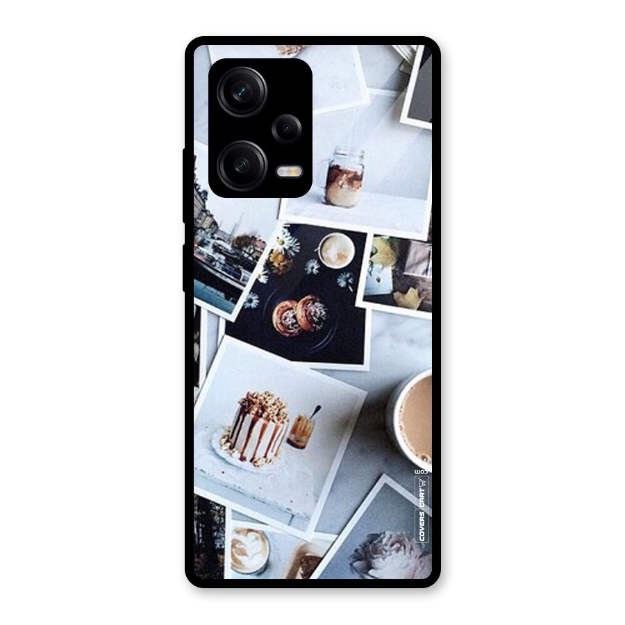 Pictures Coffee Glass Back Case for Redmi Note 12 Pro
