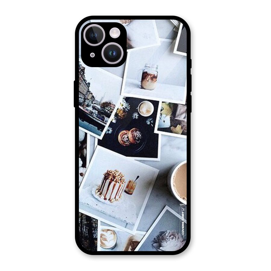 Pictures Coffee Glass Back Case for iPhone 14 Plus