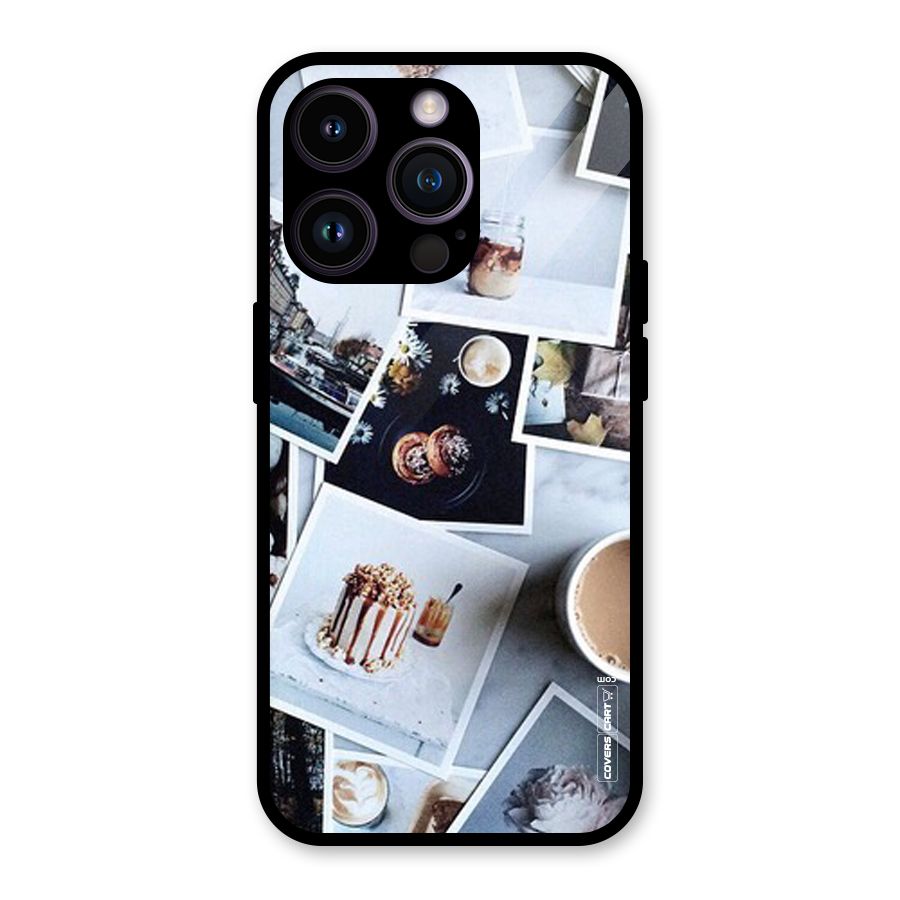 Pictures Coffee Glass Back Case for iPhone 14 Pro