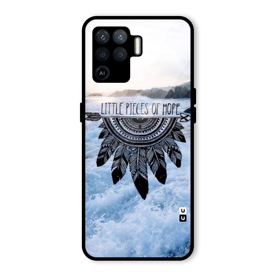 Pieces Of Hope Glass Back Case for Oppo F19 Pro