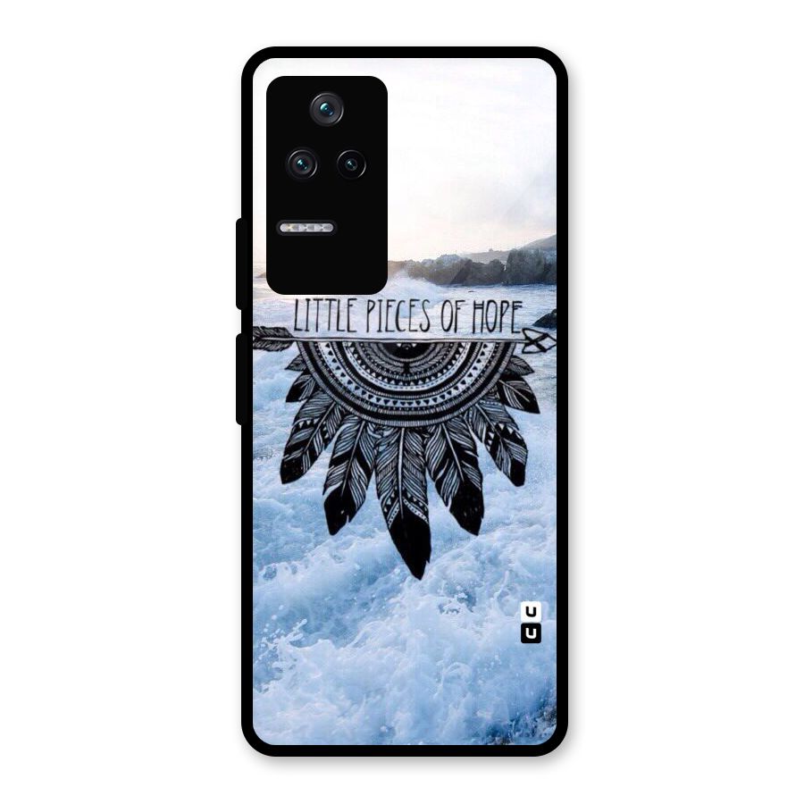 Pieces Of Hope Glass Back Case for Poco F4 5G
