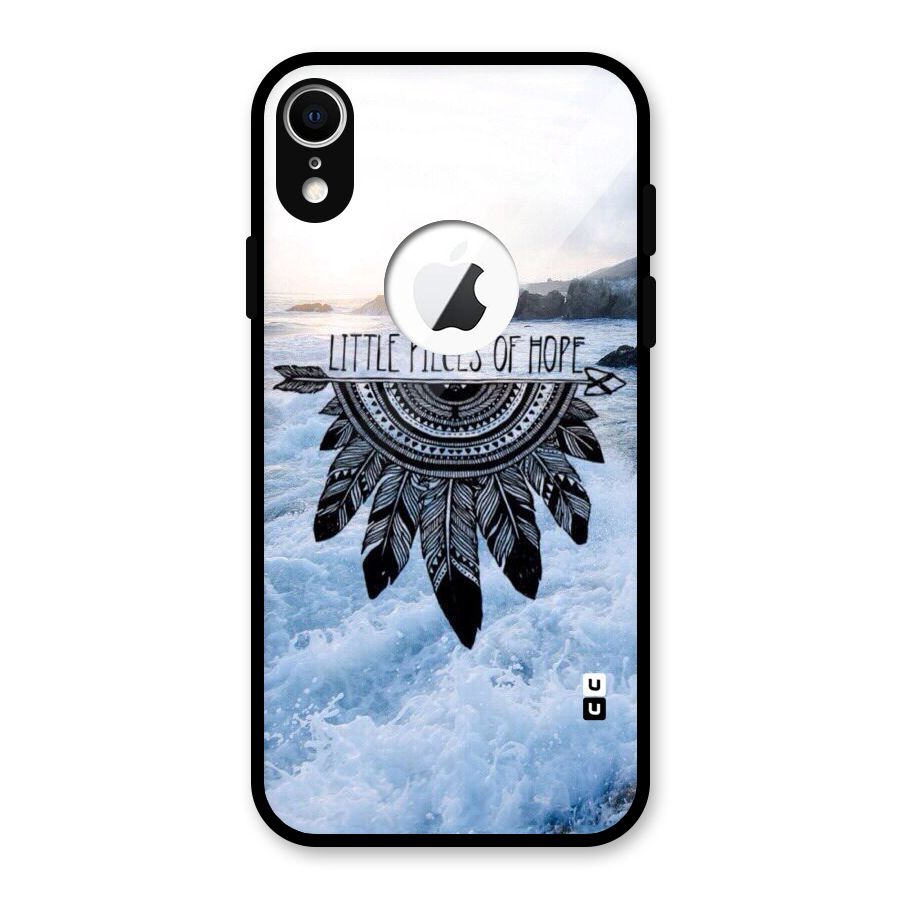 Pieces Of Hope Glass Back Case for iPhone XR Logo Cut
