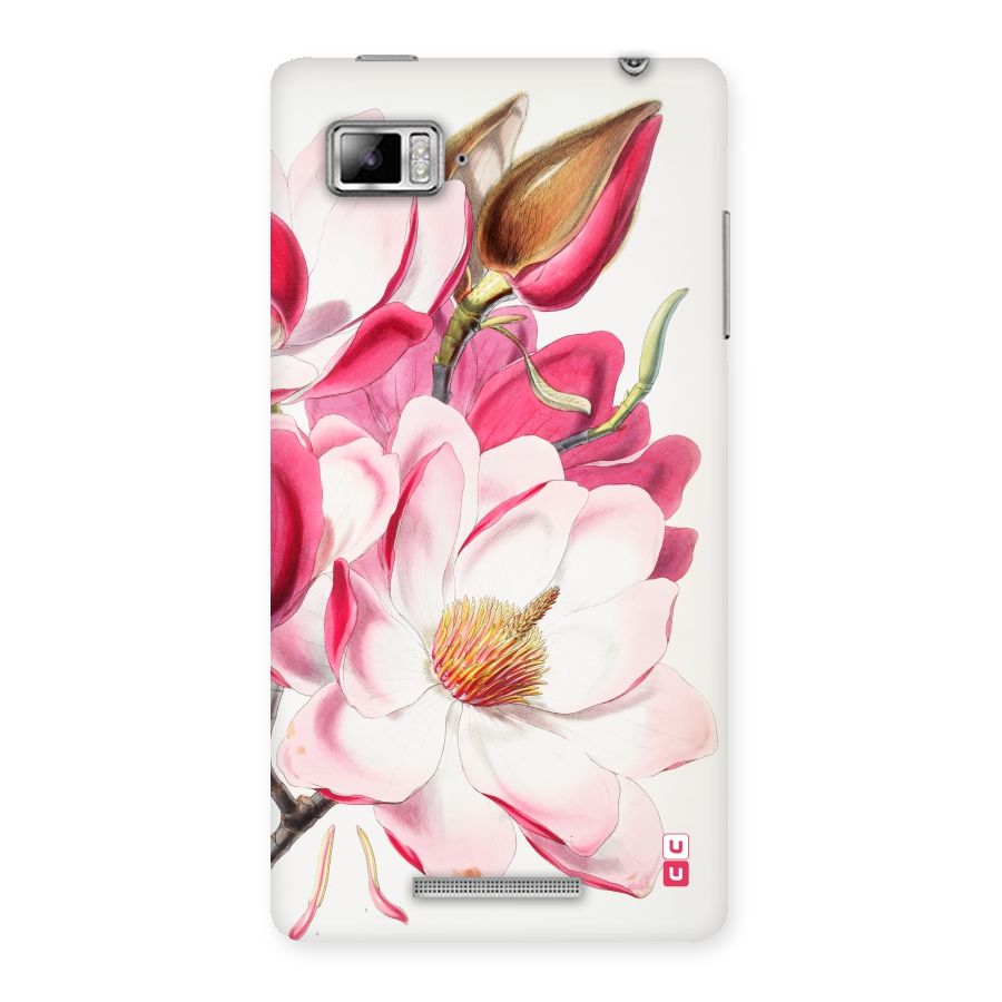 Pink Beautiful Flower Back Case for Lenovo Vibe Z K910