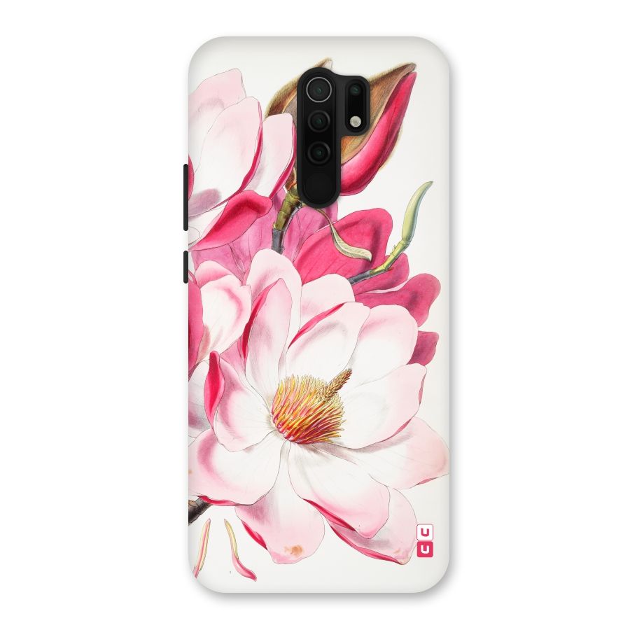Pink Beautiful Flower Back Case for Poco M2
