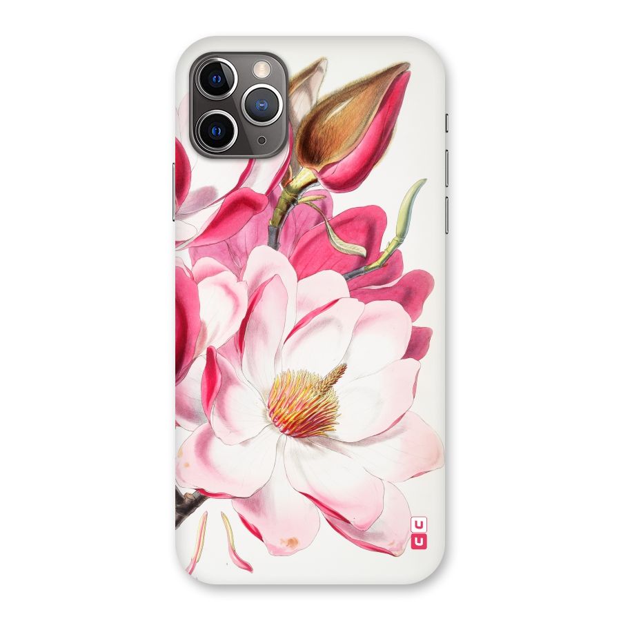 Pink Beautiful Flower Back Case for iPhone 11 Pro Max