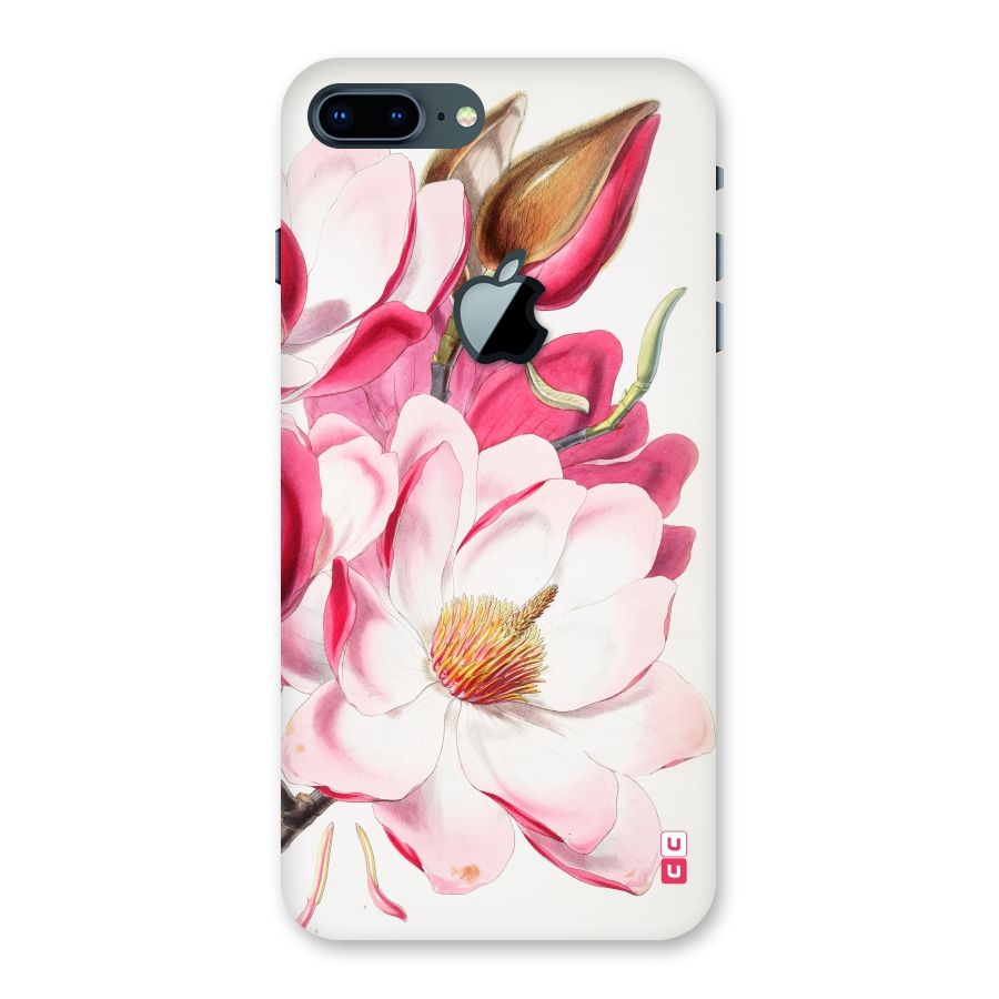 Pink Beautiful Flower Back Case for iPhone 7 Plus Apple Cut