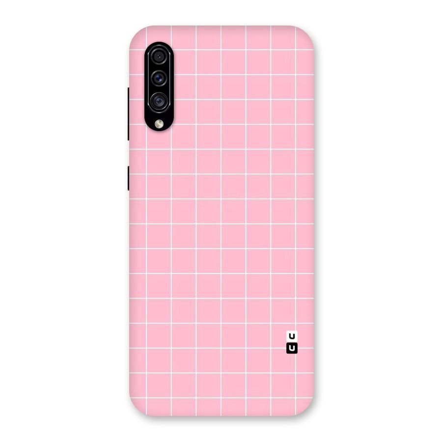 Pink Checks Back Case for Galaxy A30s