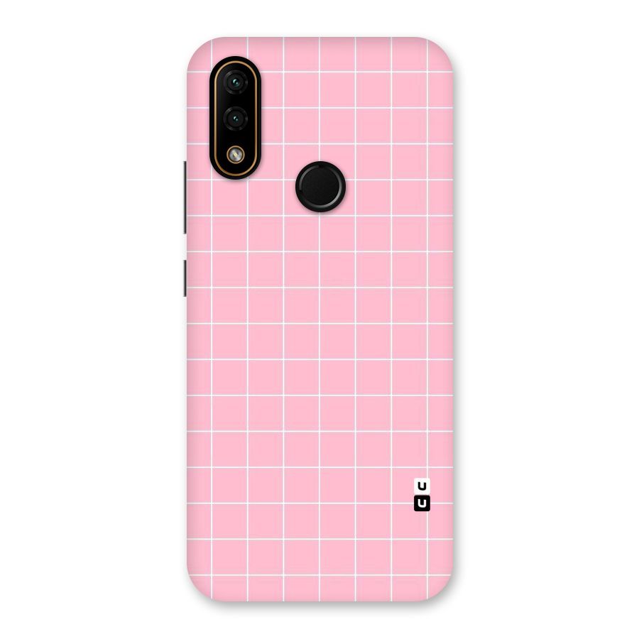 Pink Checks Back Case for Lenovo A6 Note
