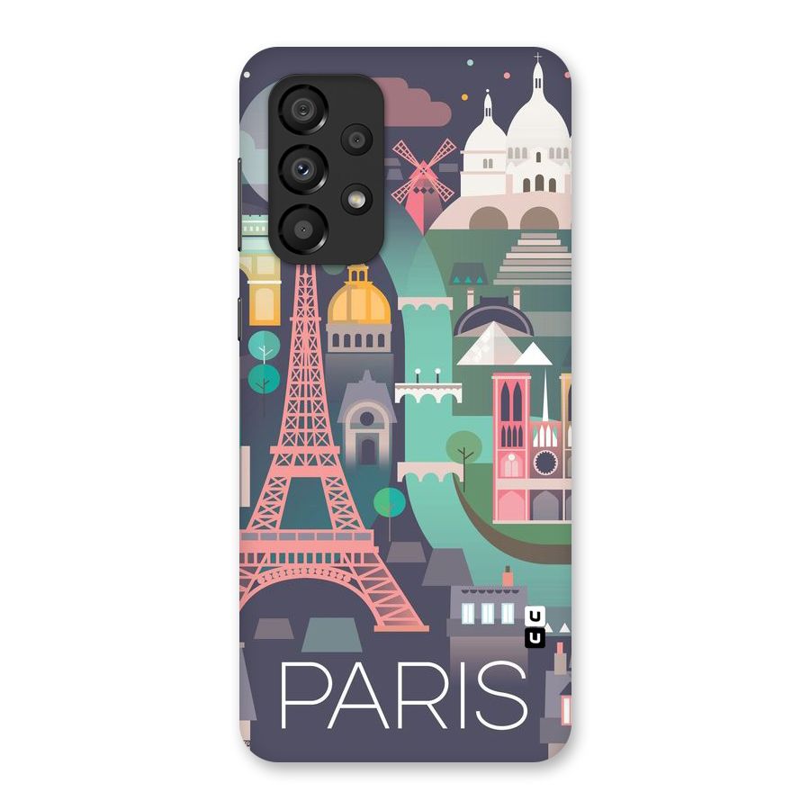 Pink Cute Tower Back Case for Galaxy A33 5G