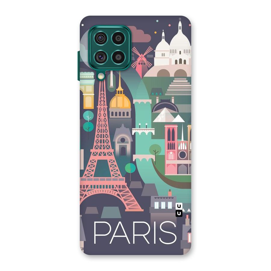 Pink Cute Tower Back Case for Galaxy F62