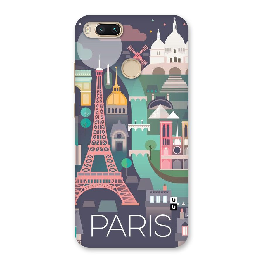Pink Cute Tower Back Case for Mi A1