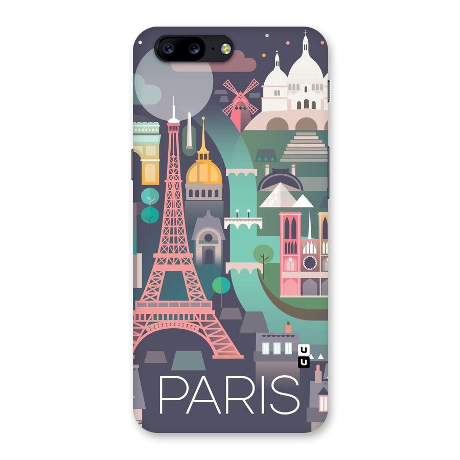 Pink Cute Tower Back Case for OnePlus 5