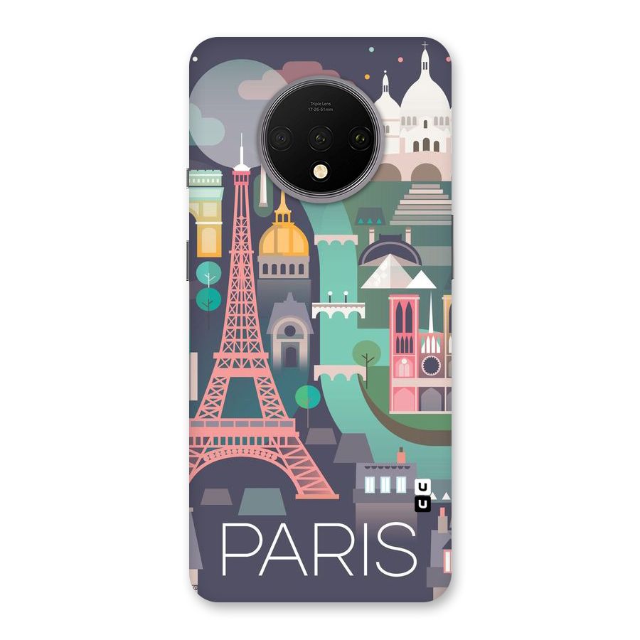 Pink Cute Tower Back Case for OnePlus 7T
