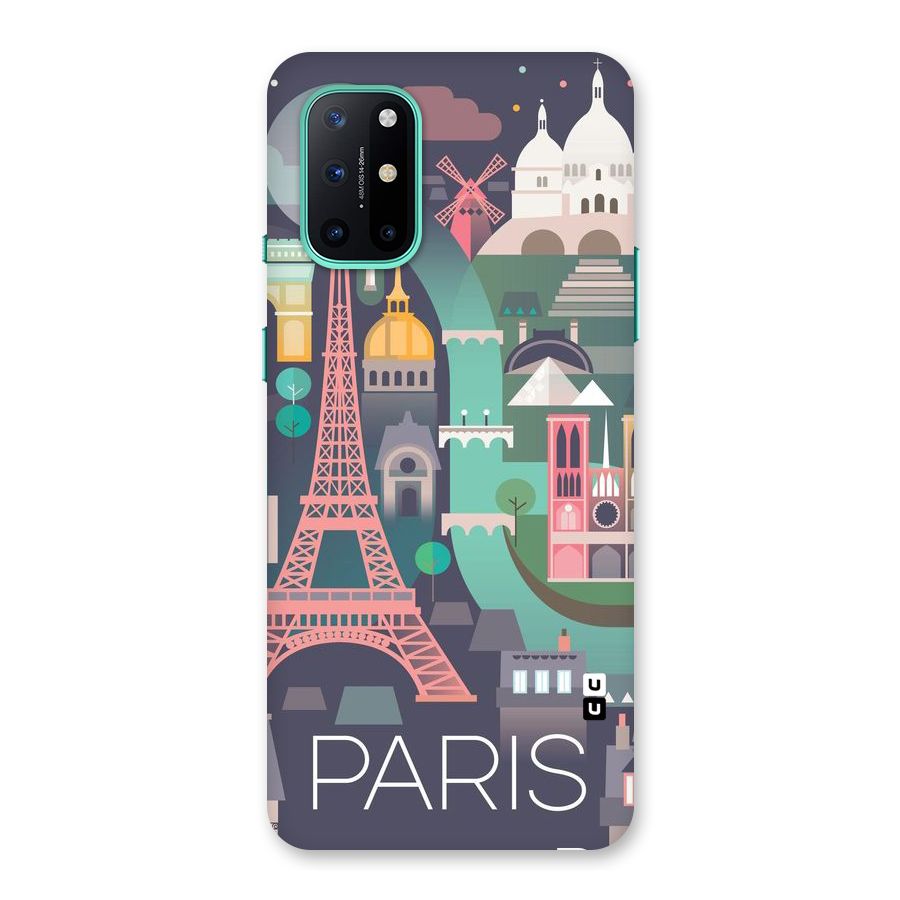 Pink Cute Tower Back Case for OnePlus 8T