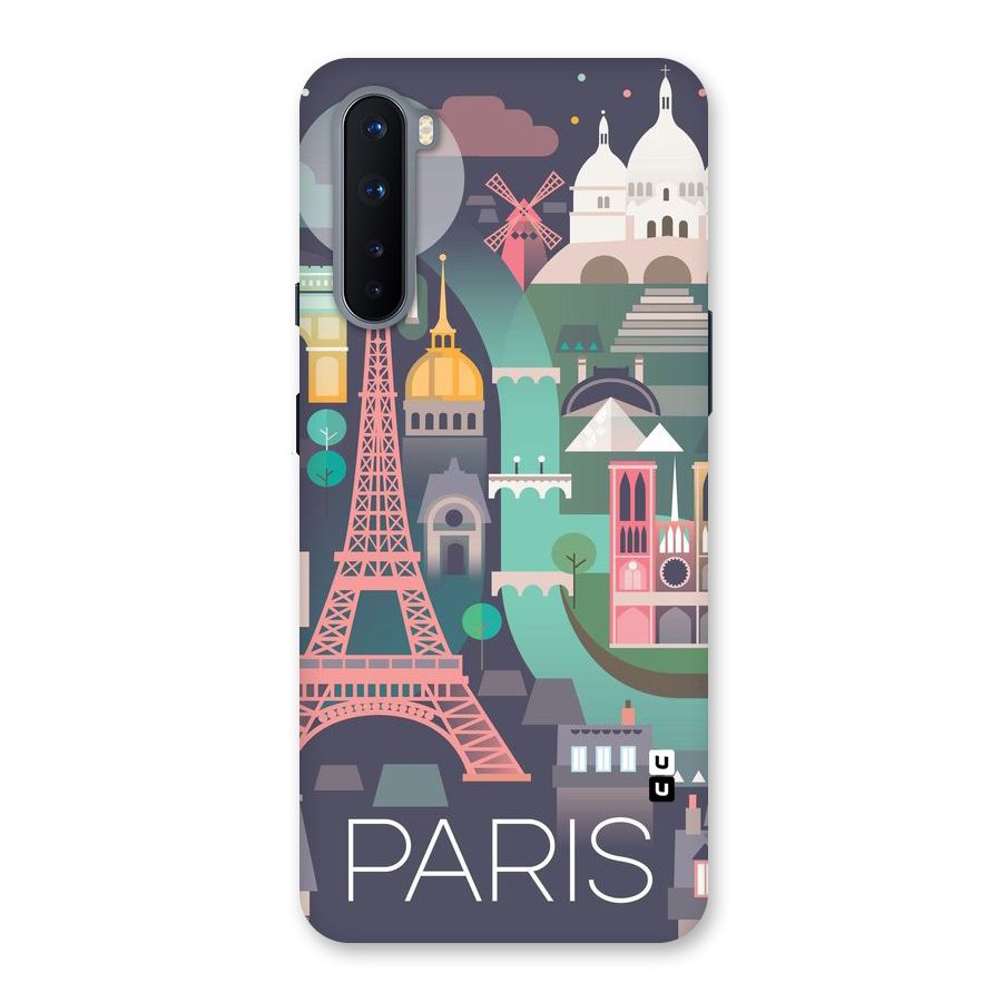 Pink Cute Tower Back Case for OnePlus Nord