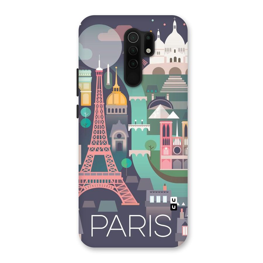 Pink Cute Tower Back Case for Poco M2