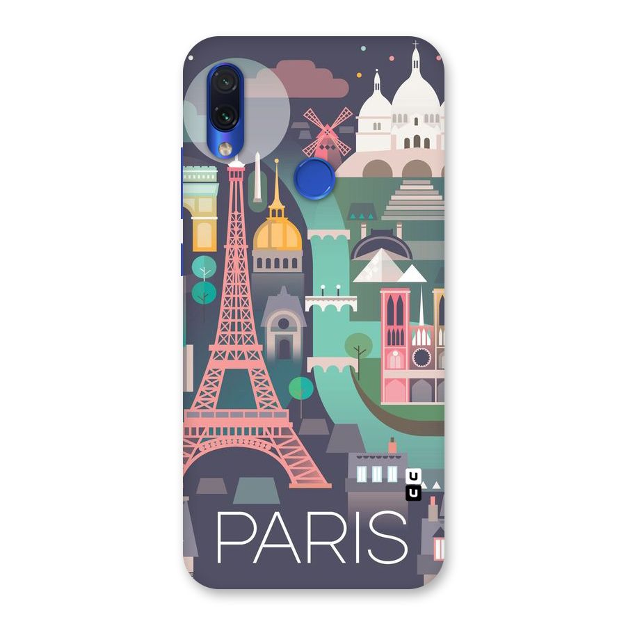 Pink Cute Tower Back Case for Redmi Note 7