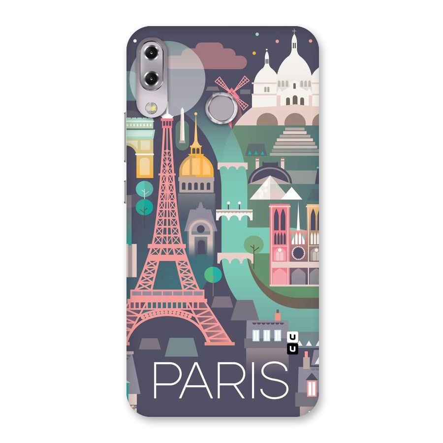 Pink Cute Tower Back Case for Zenfone 5Z