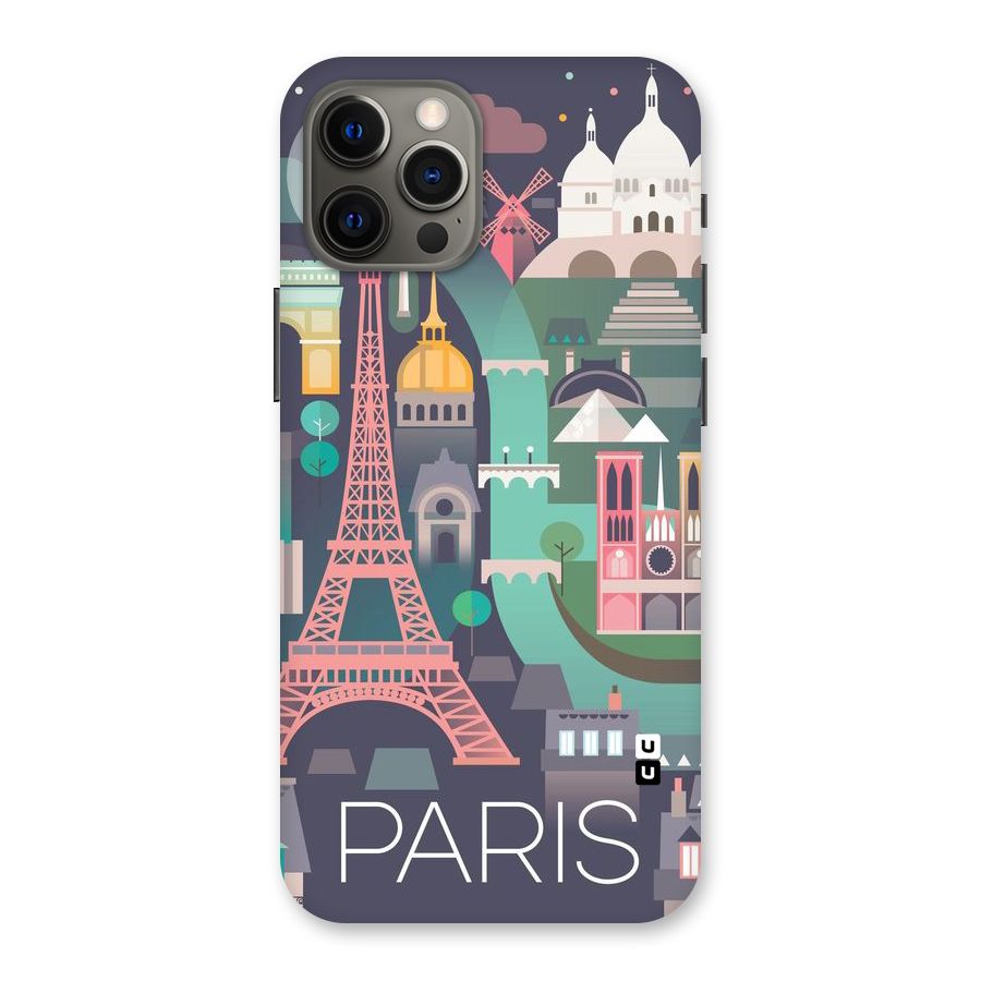 Pink Cute Tower Back Case for iPhone 12 Pro Max