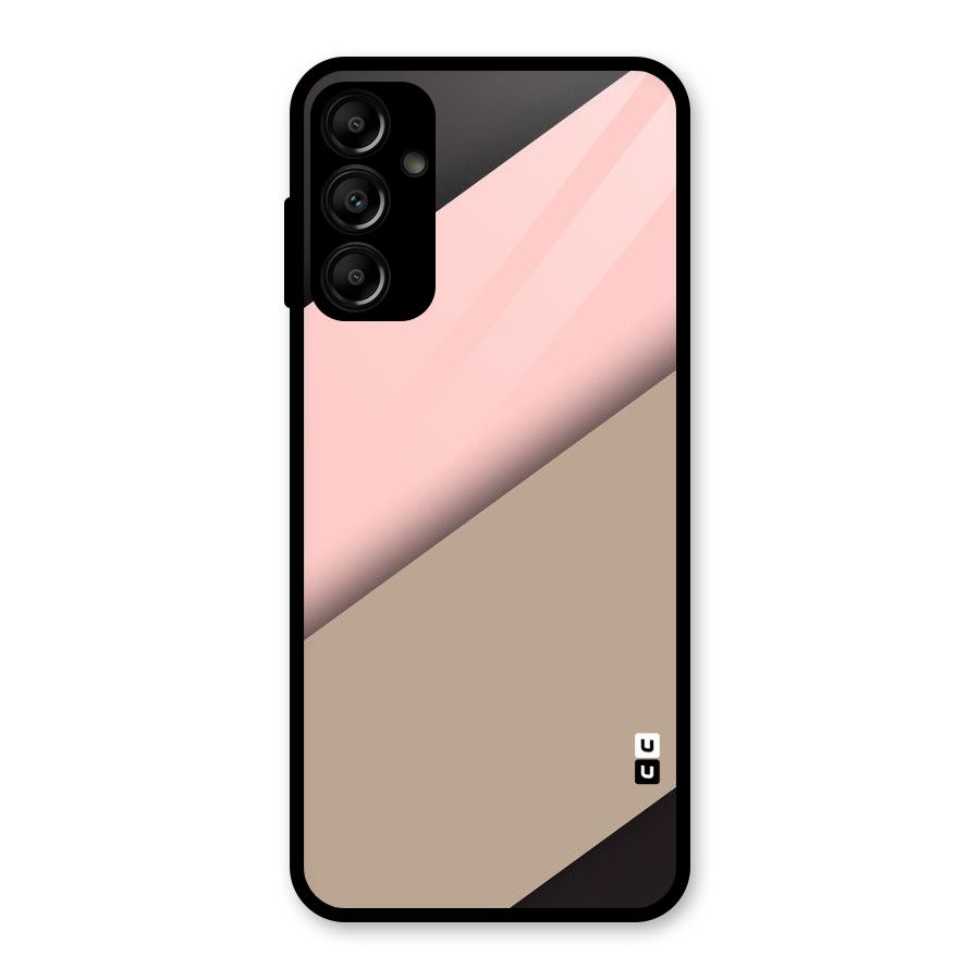 Pink Diagonal Glass Back Case for Galaxy A14 5G