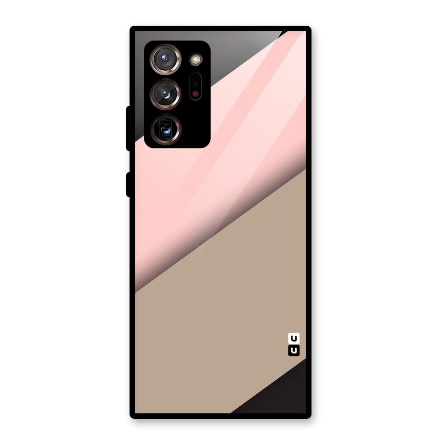 Pink Diagonal Glass Back Case for Galaxy Note 20 Ultra 5G