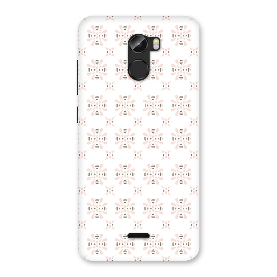 Pink Floral Pattern Back Case for Gionee X1