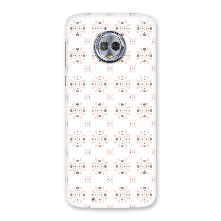 Pink Floral Pattern Back Case for Moto G6