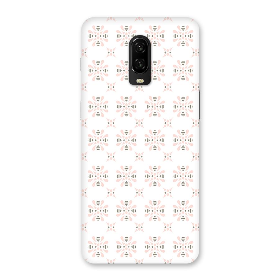 Pink Floral Pattern Back Case for OnePlus 6T