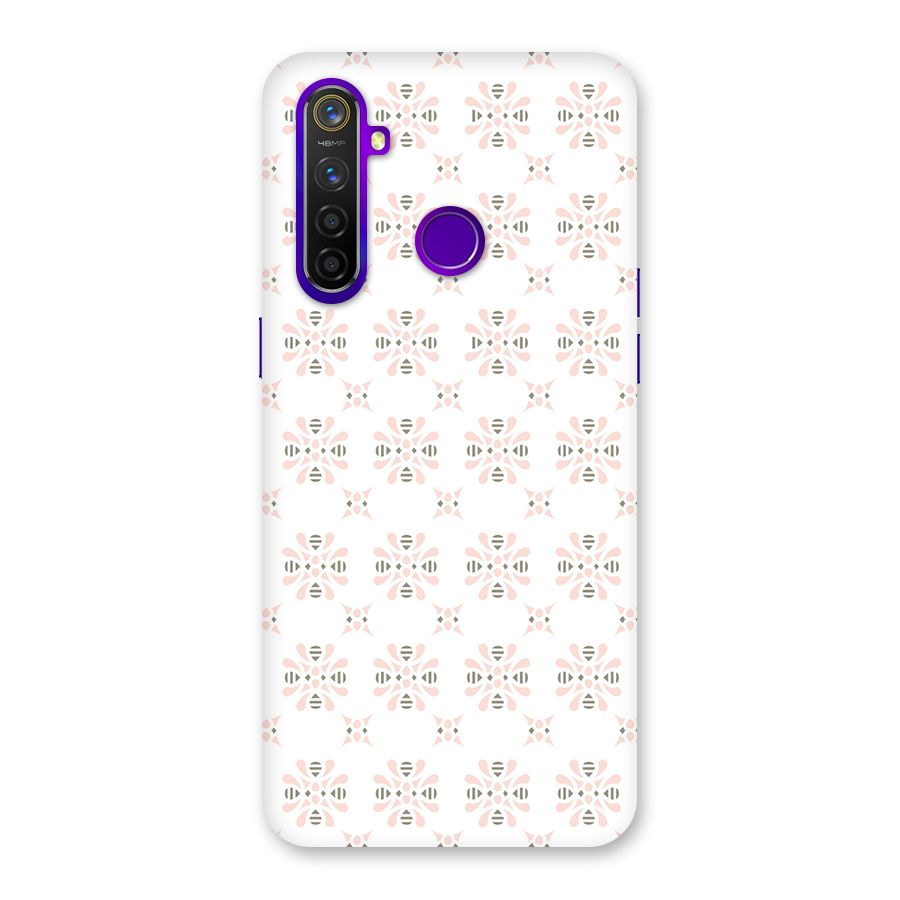 Pink Floral Pattern Back Case for Realme 5 Pro