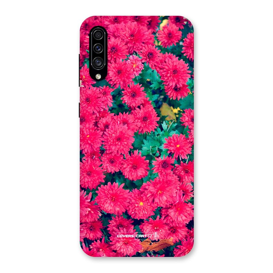 Pink Flowers Back Case for Galaxy A30s