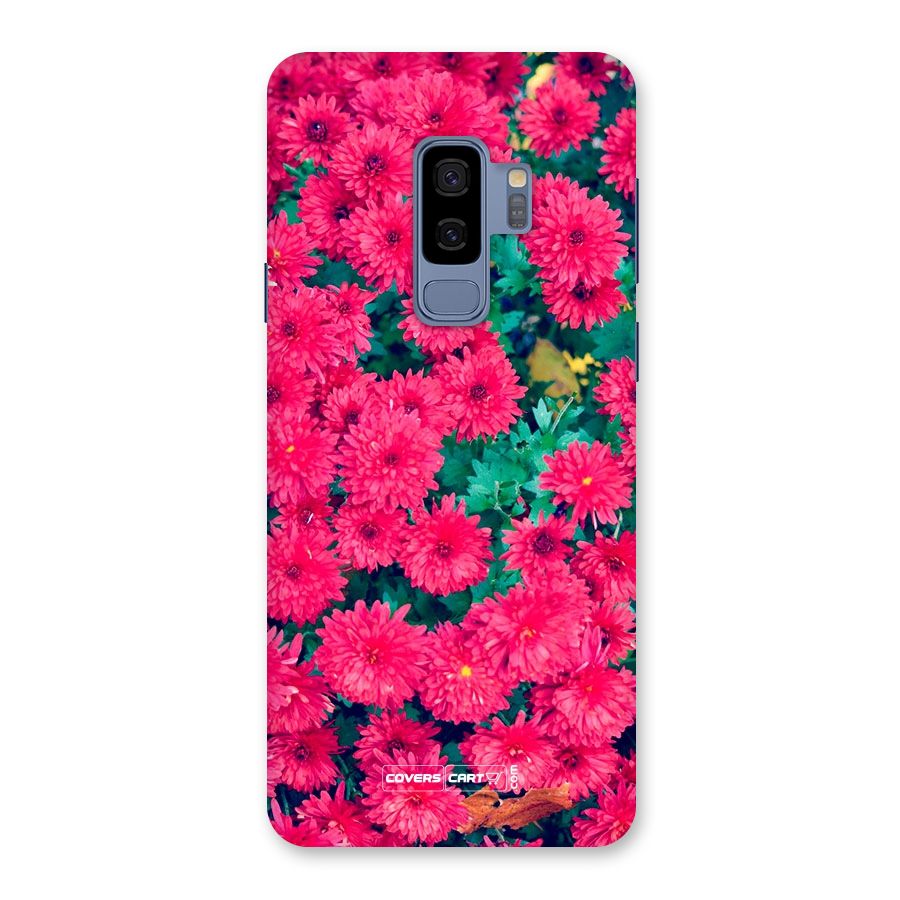Pink Flowers Back Case for Galaxy S9 Plus