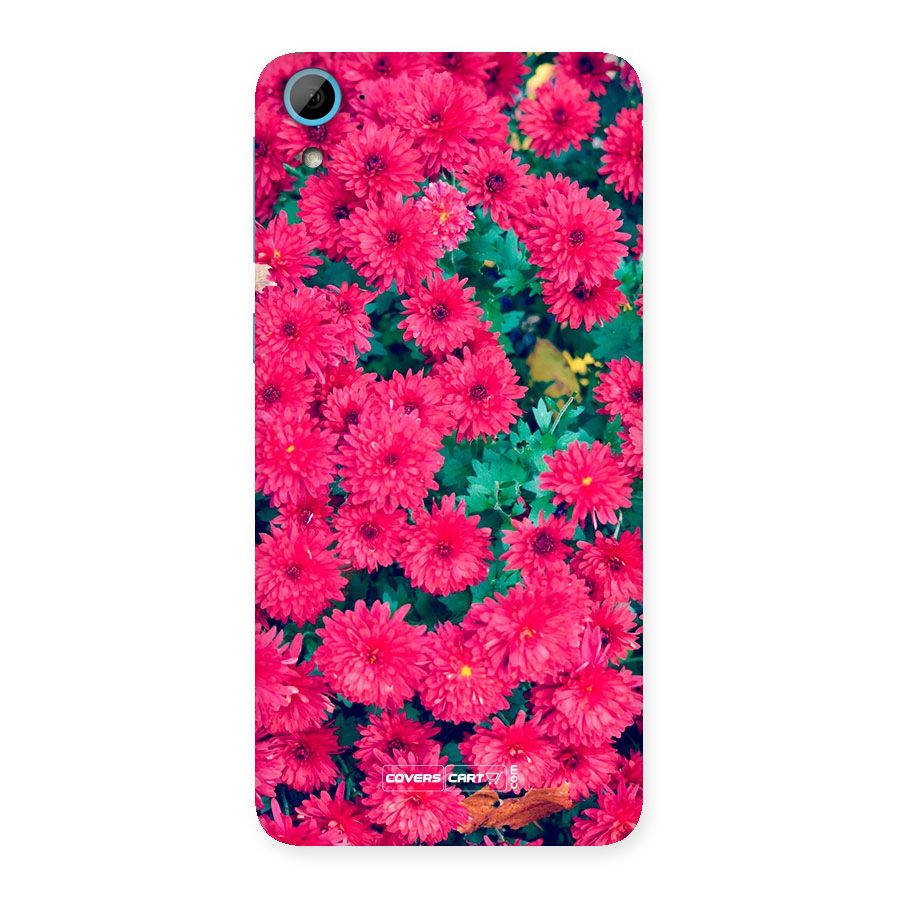 Pink Flowers Back Case for HTC Desire 826
