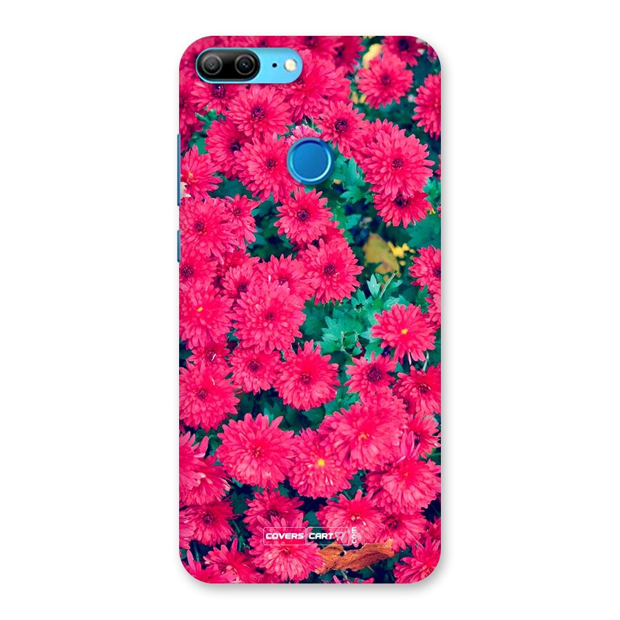 Pink Flowers Back Case for Honor 9 Lite