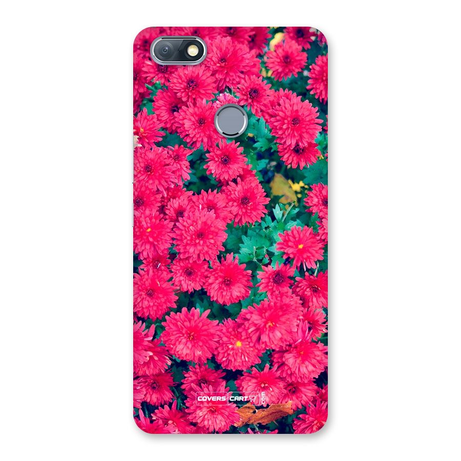 Pink Flowers Back Case for Infinix Note 5