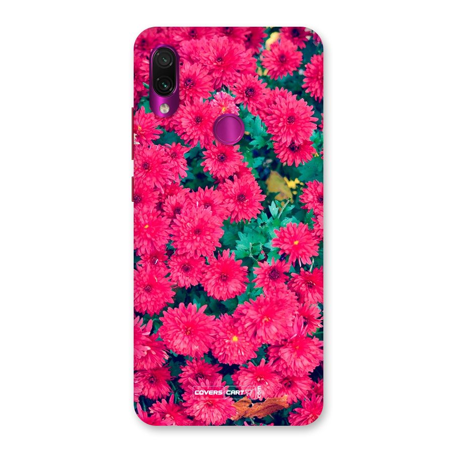 Pink Flowers Back Case for Redmi Note 7 Pro