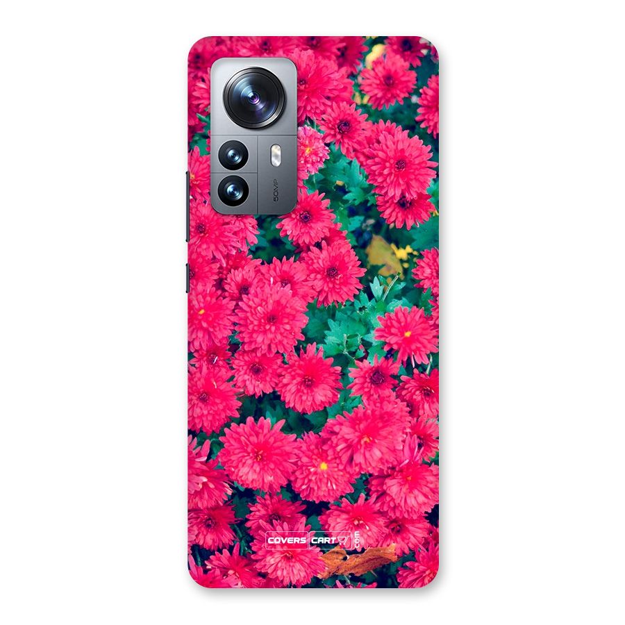 Pink Flowers Back Case for Xiaomi 12 Pro